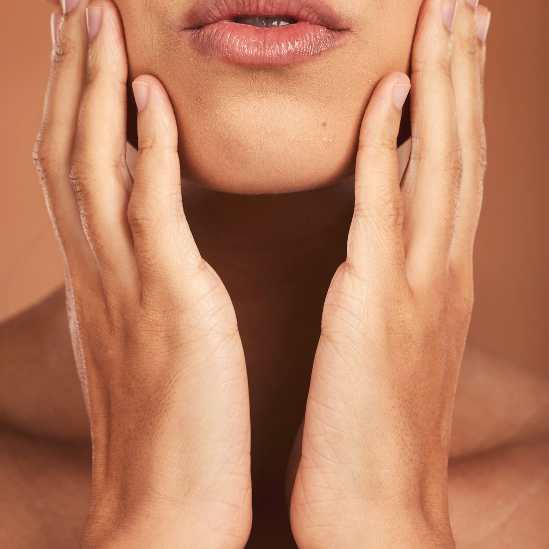 Hollow cheeks
