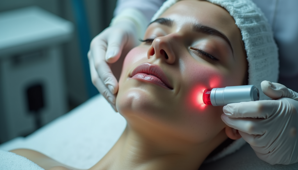 Laser device for collagen therapy